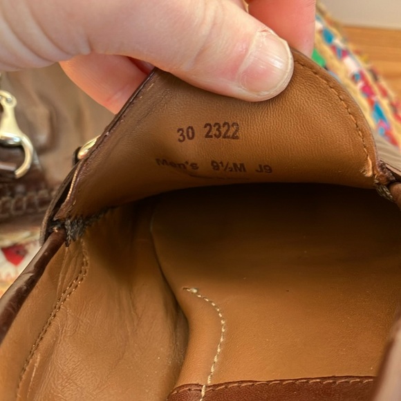 Trask Men's Brown Leather Loafers with Silver Accent Horsebit - Picture 8 of 8